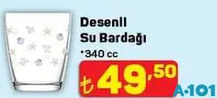 LAV DESENLİ SU BARDAĞI 340 CC
